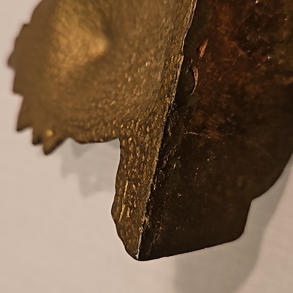 Vintage Cast Iron Bronze Plated Spanish Galleon Sailing Ship Bookends #584 - Picture 9 of 13